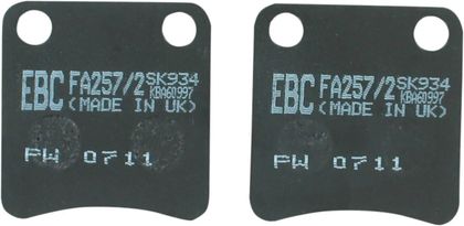 Plaquettes de freins EBC stationnement Organic Base