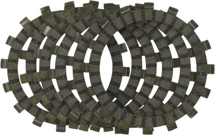 Kit disques garnis EBC embrayage Série CK Ref : FA01229A / CK2278 YAMAHA 125 YZ 125 - 1983 - 1987