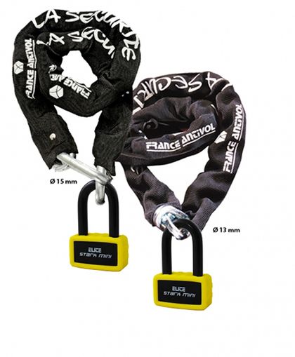 France Antivol ELITE STARK MINI C15150M - SRA Chain 150 cm Universal Anti-theft device