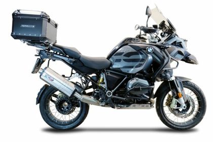 GPR Tech ALPI-TECH Alu - Complete with support - 45 litres - black Top case Ref : GTE00077A / BM.1.BA.45.ALP.B BMW 1200 R 1200 GS ADVENTURE ABS (0A02) - 2014 - 2016
