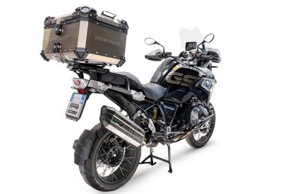 GPR Tech Natural titanium support included Top case