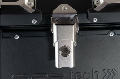 GPR Tech ALPI-TECH Alu - Complete with support - 55 litres - black Top case