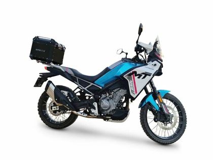 GPR Tech ALPI-TECH Alu - Complete with support - 45 litres - black Top case Ref : GTE00342A / CF.3.UN.BA.45.ALP.B CF MOTO 450 450 MT - 2023 - 2025