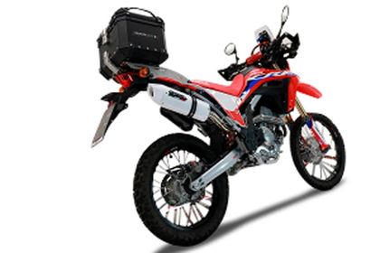 GPR Tech ALPI-TECH Alu - Complete with support - 35 litres - black Top case