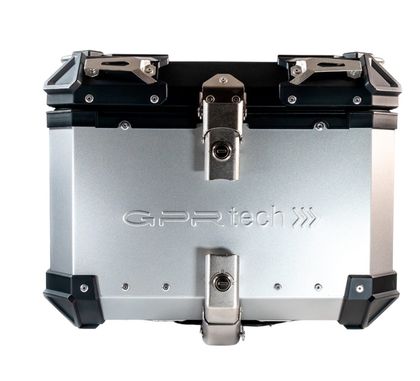 GPR Tech ALPI-TECH Alu - Complete with support - 45 litres Top case Ref : GTE00399A / H.10.1.BA.45.ALP.A 