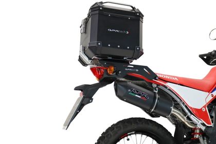GPR Tech ALPI-TECH Alu - Complete with support - 45 litres - black Top case