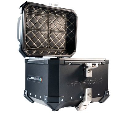 GPR Tech ALPI-TECH Alu - Complete with support - 26 litres - black Top case