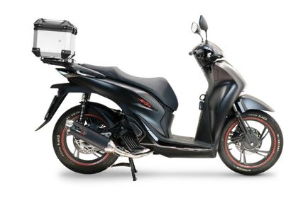GPR Tech ALPI-TECH Alu - Complete with support - 35 litres Top case