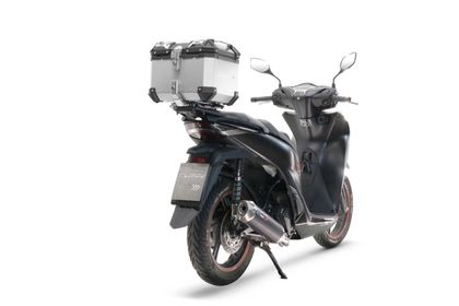 GPR Tech ALPI-TECH Alu - Complete with support - 26 litres Top case