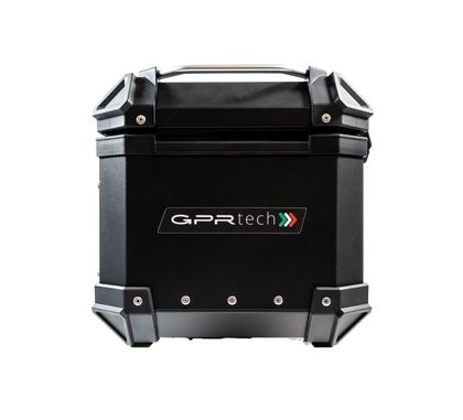 GPR Tech ALPI-TECH Alu - Complete with support - 26 litres - black Top case