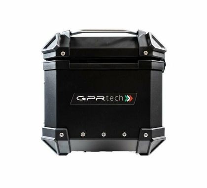 GPR Tech ALPI-TECH Alu - Complete with support - 26 litres - black Top case