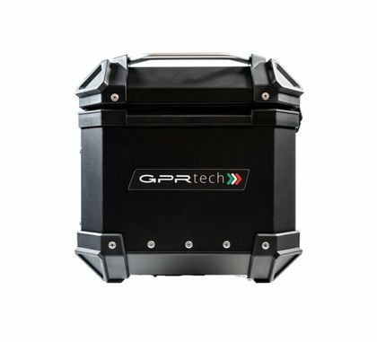 GPR Tech ALPI-TECH Alu - Complete with support - 26 litres - black Top case