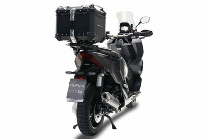 GPR Tech ALPI-TECH Alu - Complete with support - 26 litres - black Top case