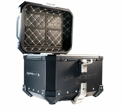 GPR Tech ALPI-TECH Alu - Complete with support - 26 litres - black Top case