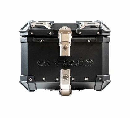 GPR Tech ALPI-TECH Alu - Complete with support - 26 litres - black Top case