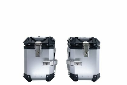 GPR Tech Alu - the pair 38/38 L - Support included Side case Ref : GTE00573A / KAWA.13.SIDE.38.38.ALP.A 