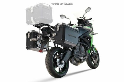 GPR Tech Black aluminium - the pair 38/38 L - Support included Side case