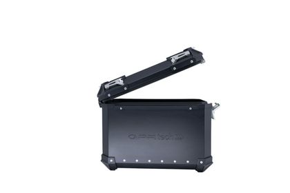 GPR Tech Black aluminium - the pair 38/32 L - Support included Side case