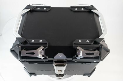 GPR Tech ALPI-TECH Alu - Complete with support - 45 litres - black Top case