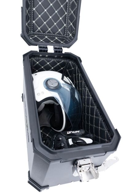 GPR Tech Black aluminium - the pair 38/32 L - Support included Side case
