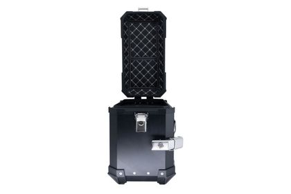 GPR Tech Black Aluminium - the pair 38/32 L - Support included Side case