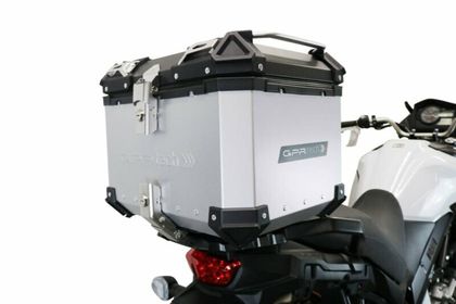 GPR Tech ALPI-TECH Alu - Complete with support - 35 litres Top case