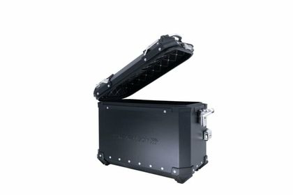 GPR Tech Black aluminium - the pair 38/32 L - Support included Side case