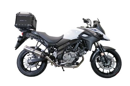GPR Tech ALPI-TECH Alu - Complete with support - 35 litres - black Top case Ref : GTE01146A / S.7.1.BA.35.ALP.B 