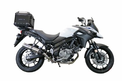 GPR Tech ALPI-TECH Alu - Complete with support - 35 litres - black Top case Ref : GTE01152A / S.7.BA.35.ALP.B 