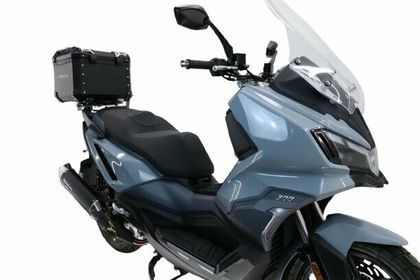GPR Tech ALPI-TECH Alu - Complete with support - 26 litres - black Top case