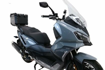 GPR Tech ALPI-TECH Alu - Complete with support - 26 litres - black Top case