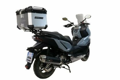 GPR Tech ALPI-TECH Alu - Complete with support - 45 litres Top case Ref : GTE01160A / SY.1.BA.45.ALP.A 