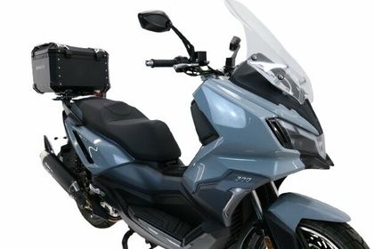 GPR Tech ALPI-TECH Alu - Complete with support - 45 litres - black Top case