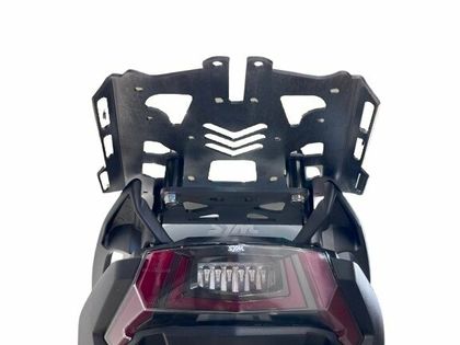 GPR Tech ALPI-TECH Alu - Complete with support - 45 litres - black Top case