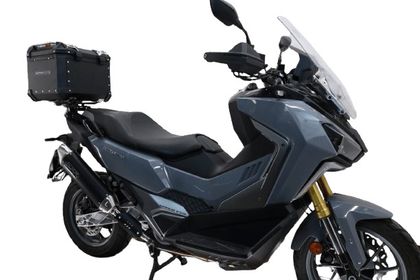 GPR Tech ALPI-TECH Alu - Complete with support - 26 litres - black Top case