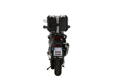 GPR Tech ALPI-TECH Alu - Complete with support - 26 litres - black Top case