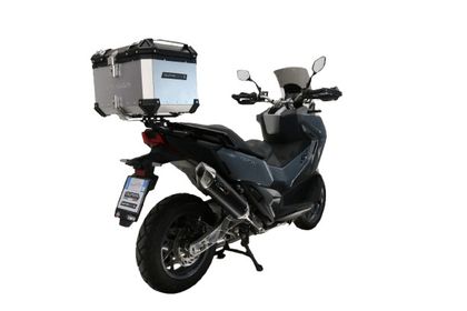 GPR Tech ALPI-TECH Alu - Complete with support - 45 litres Top case