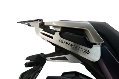 GPR Tech ALPI-TECH Alu - Complete with support - 45 litres - black Top case