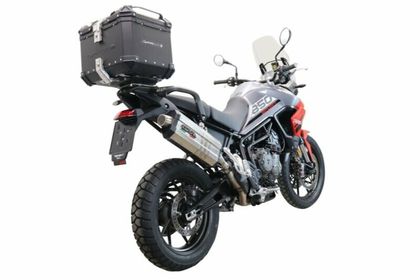 GPR Tech ALPI-TECH Alu - Complete with support - 35 litres - black Top case