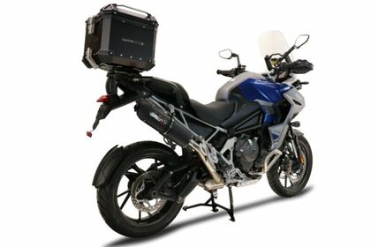 GPR Tech ALPI-TECH Alu - Complete with support - 45 litres - black Top case Ref : GTE01177A / T.1.BA.45.ALP.B TRIUMPH 850 TIGER 850 SPORT - 2021 - 2024