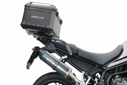 GPR Tech ALPI-TECH Alu - Complete with support - 55 litres - black Top case