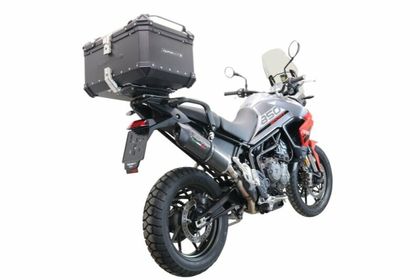 GPR Tech ALPI-TECH Alu - Complete with support - 55 litres - black Top case