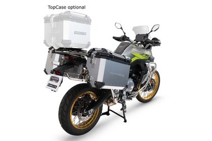 GPR Tech Alu - the pair 38/32 L - Support included Side case