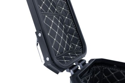 GPR Tech Black aluminium - the pair 38/32 L - Support included Side case