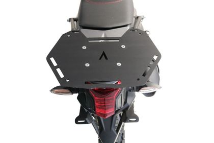 GPR Tech ALPI-TECH Alu - Complete with support - 26 litres - black Top case