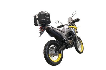 GPR Tech ALPI-TECH Alu - Complete with support - 26 litres - black Top case