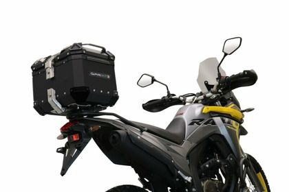 GPR Tech ALPI-TECH Alu - Complete with support - 26 litres - black Top case