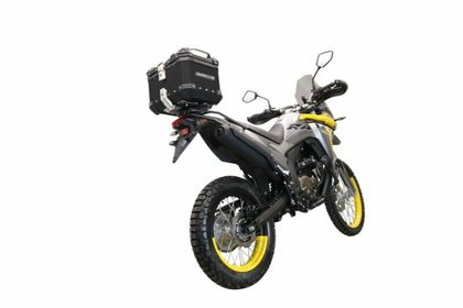 GPR Tech ALPI-TECH Alu - Complete with support - 26 litres - black Top case