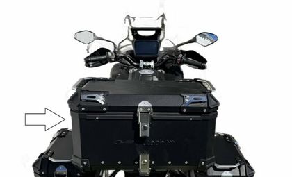 Top case GPR Tech Alu - suporte incluído - preto