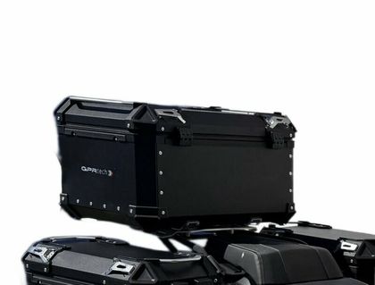 GPR Tech ALPI-TECH Alu - Complete with support - 55 litres - black Top case